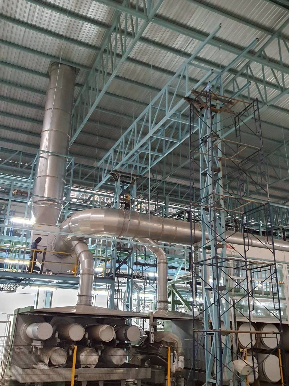 ติดตั้ง pipe rack ภายในโรงงาน จังหวัดลบุรี