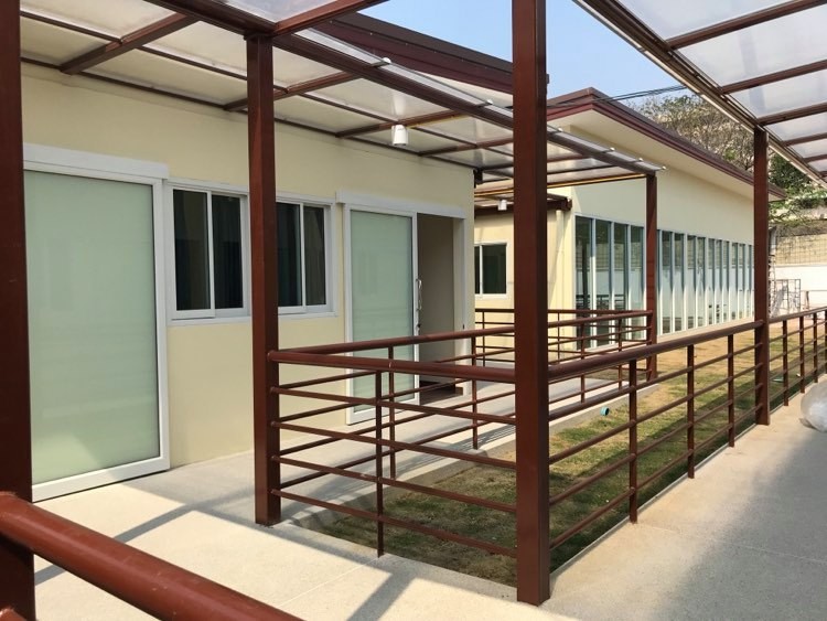 ศูนย์ดูแลผู้สูงอายุ  อายุวัฒน์  ท่าข้าม22 (โครงสร้างคอนกรีตเสริมเหล็กและเหล็ก เสาเข็ม งานสถาปัตย์ ระบบไฟฟ้า ประปา สุขาภิบาล)