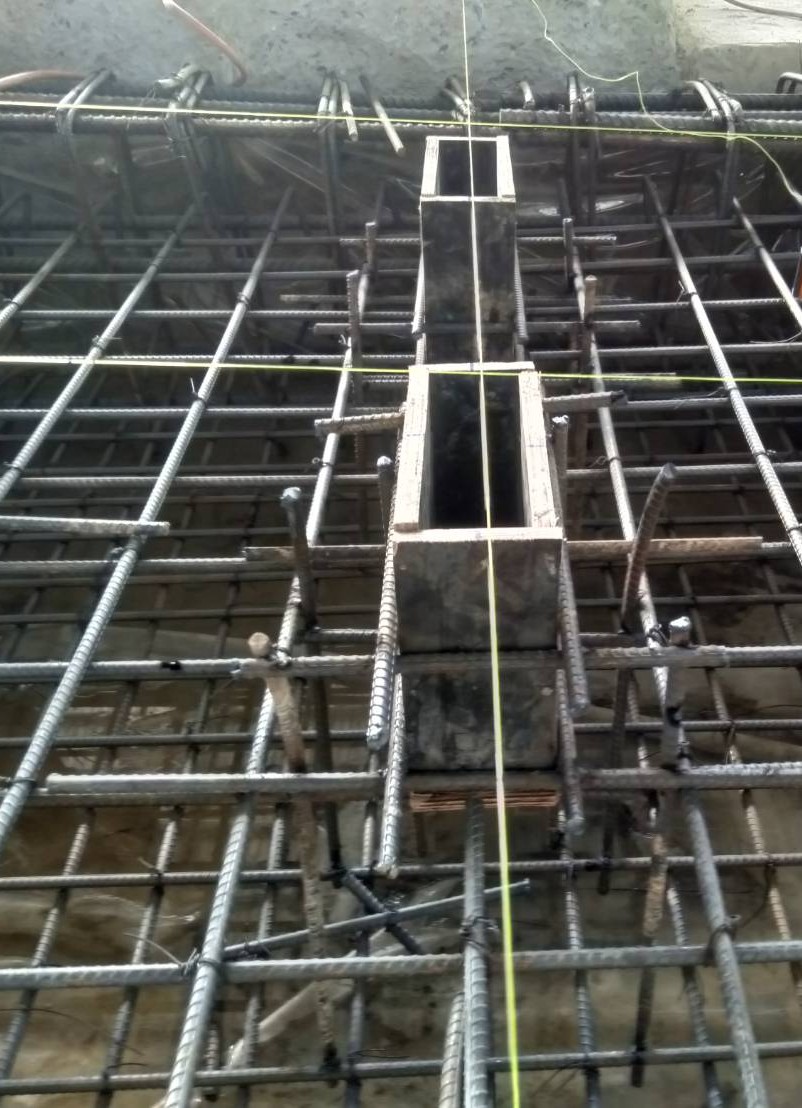 โครงสร้างแท่นเครื่องจักร และ pipe rack ภายในโรงงาน จังหวัดชลบุรี